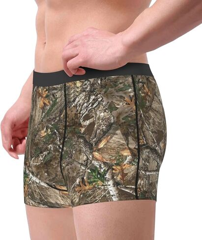 Camouflage Mens Boxer Briefs Underwear Soft Comfortable Breathable Stretchy Dimensional Cut Single Pack in Saudi Arabia
