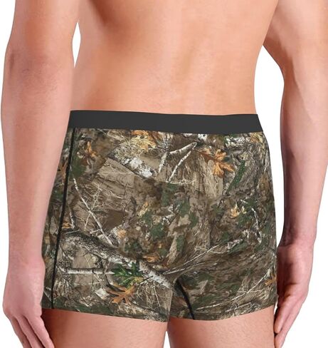 Camouflage Mens Boxer Briefs Underwear Soft Comfortable Breathable Stretchy Dimensional Cut Single Pack in Saudi Arabia