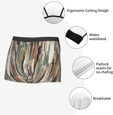 Camouflage Mens Boxer Briefs Underwear Soft Comfortable Breathable Stretchy Dimensional Cut Single Pack in Saudi Arabia