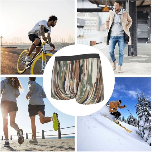 Camouflage Mens Boxer Briefs Underwear Soft Comfortable Breathable Stretchy Dimensional Cut Single Pack in Saudi Arabia