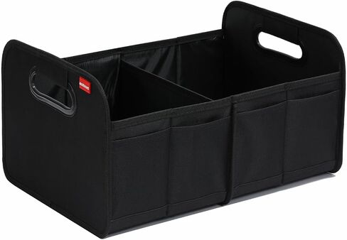 Car Trunk Organizer and Storage Bin Small Essentials Collapsible Organization Accessories for SUV/Sedan Beige in Saudi Arabia