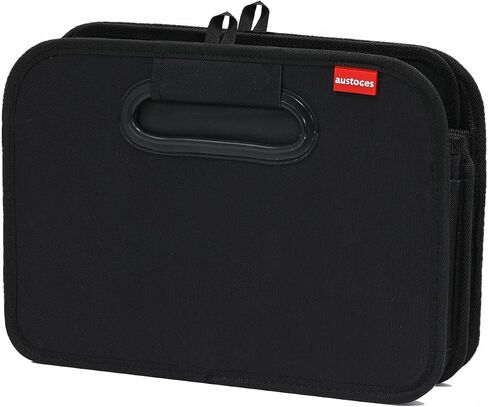 Car Trunk Organizer and Storage Bin Small Essentials Collapsible Organization Accessories for SUV/Sedan Beige in Saudi Arabia