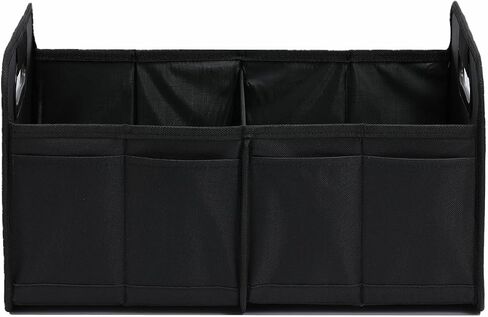 Car Trunk Organizer and Storage Bin Small Essentials Collapsible Organization Accessories for SUV/Sedan Beige in Saudi Arabia