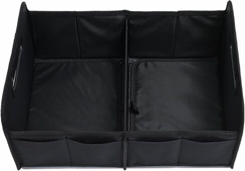Car Trunk Organizer and Storage Bin Small Essentials Collapsible Organization Accessories for SUV/Sedan Beige in Saudi Arabia