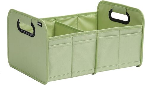 Car Trunk Organizer and Storage Bin Small Essentials Collapsible Organization Accessories for SUV/Sedan Beige in Saudi Arabia