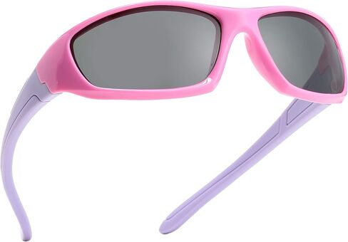 نظارات شمسية رياضية مستقطبة من Pro Acme Kids للأولاد والبنات غير قابلة للكسر TR90 بإطار مرن للشباب لركوب الدراجات in Kuwait