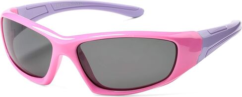 نظارات شمسية رياضية مستقطبة من Pro Acme Kids للأولاد والبنات غير قابلة للكسر TR90 بإطار مرن للشباب لركوب الدراجات in Kuwait