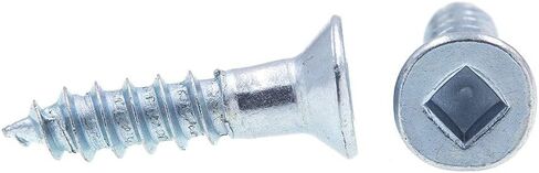 Prime-Line 9202024 Wood Screws, Flat Head, Square Drive, #8 X 3/4 in, Zinc Plated Steel (50 Pack) in Saudi Arabia