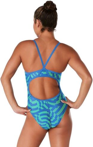 Speedo 800241142112/38 St Vortex Maze Flyback 1Pc Team Royal Blue Bright Green 12/38 in Saudi Arabia