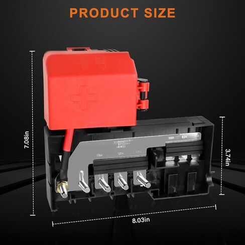 84354716 كتلة الصمامات لتوزيع البطارية متوافقة مع تشيفي تاهو سوبربان جي إم سي يوكون كاديلاك إسكاليد 2015-2020، صندوق صمامات حجرة المحرك لـ 2014-2016 سيلفرادو جي إم سي سييرا 1500 2500HD 3500HD in Kuwait