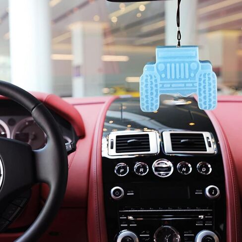 Silicone Car Freshie Mold Oven Safe Aroma Beads Baking Molds for Car Vent Freshie - White 7312 in Saudi Arabia