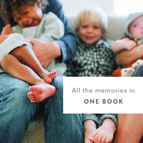 Promptly Journals, A Complete Childhood History: From Adoption to 18 Years Old (Grey, Linen) | Adoption Story Journal | Baby Memory Book in Saudi Arabia