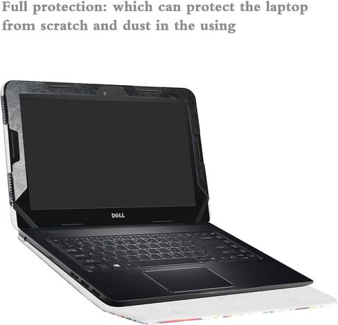 Alapmk Protective Case Cover for 11.6" Dell Chromebook 11 3189 3180/Inspiron Chromebook 11 3181/Latitude 11 3180 3190 Education Series Laptop(Note:Not fit Dell Chromebook 11 5190 3120),Black in Kuwait