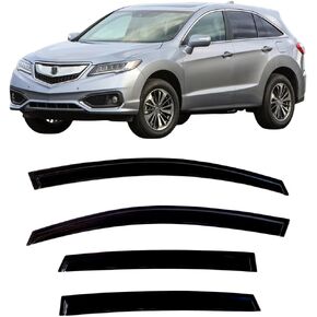4Pcs Window Visors Vent Deflectors for Acura RDX 2013-2018 Rain Guards Shade