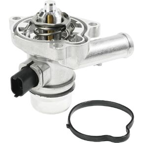 Thermostat Housing Assembly,Aluminium Coolant Thermostat Housing Assembly with O-Ring,Car Accessories Engine Coolant Thermostat Housing Assembly,Replace OEM 25200455 55565336 902-808