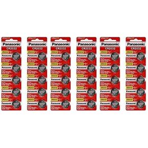 Panasonic CR2032 3 Volt Lithium AkrPb Coin Battery, 10 Count (3 Pack)