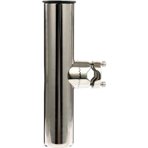 Amarine Made Stainless Clamp on Fishing Rod Holder for Rails 7/8" to 1" with Stop pin on Bottom