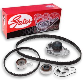 Sixity Auto Gates PowerGrip Timing Belt Kit w Water Pump compatible with Honda Accord 2.2L 2.3L L4 1994-2002