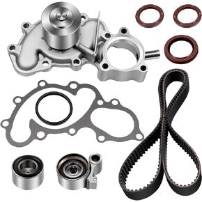 SCITOO TBK271 16100-69398-83 WP34 13568-YZZ03 13568-650 143284 Engine Timing Belt Kit Fits for 96-02 for Toyota 4Runner 95-98 for Toyota T100 95-04 for Toyota Tacoma 00-04 for Toyota Tundra