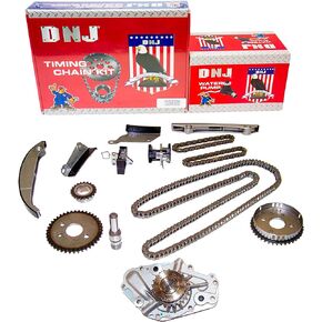 DNJ TK140BWP TIMING KIT WITH WATER PUMP FOR 01-08 CHRYSLER / V6 / 2.7L / 167 DOHC 24V