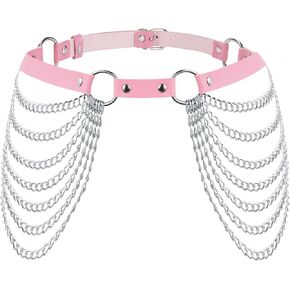 فاسق الخصر حزام على شكل سلسلة جلد الجسم البطن سلسلة الهذيان اكسسوارات مهرجان ملابس مثير مجوهرات للنساء الفتيات in Kuwait