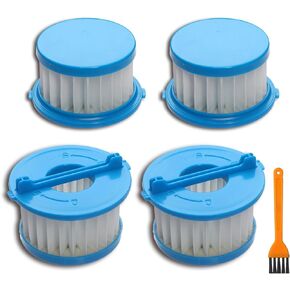 4 Pack A32F02 HEPA Filter Compatible with Ryobi 18V ONE+ Wet/Dry Hand Vacuum PCL702 PCL702B PCL702K