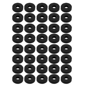 uxcell Nitrile Rubber Flat Washers 11mm OD 3.5mm ID 2.5mm Thickness for Faucet Pipe Water Hose, Pack of 40