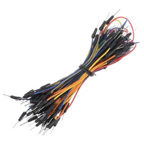 MECCANIXITY 65 Pack Flexible Breadboard Jumper Wires Male to Male Solderless Jumper Wire Kit 12cm 17cm 22cm 27cm Wire Length Multicolored Wires