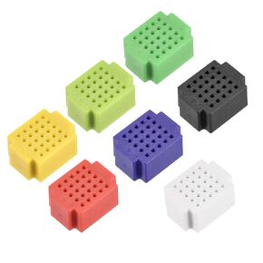 MECCANIXITY Mini Breadboards 25 Tie Point Solderless Breadboards for Proto Shield Distribution Connecting Blocks Pack of 14
