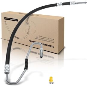 A-Premium Power Steering Hose Pressure Hose Line Assembly Compatible with Dodge Ram 1500 2005-2008 V8 5.7L Without Hydroboost Pump To Gear/Rack Pinion