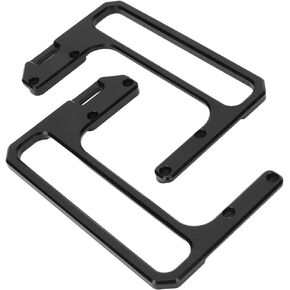 Zunate Radio Bracket for X6100, CNC Aluminum Alloy Radio, Easy Installation, Side Handle Radio Kit for Radio