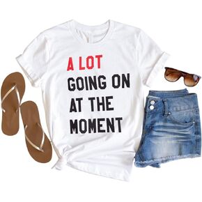 Women A Lot Going On at The Moment Shirt Vintage Country Music Concert Tops Music Lovers Tee