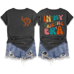 هدايا عيد الميلاد الثلاثين لها في عصر الثلاثينيات من عمري التي شيرت النسائي الكلاسيكي 1994 تي شيرت جرافيك ثلاثين عيد ميلاد in Kuwait