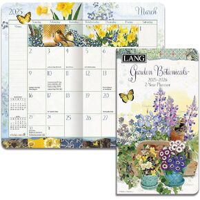 LANG Garden Botanicals 2025 Two Year Planner (25991071103)