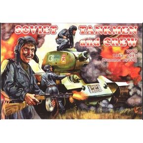 Orion Plastic Model Figures Soviet tankmen and Crew (Summer Dress), 1943-1945 1/72 72036