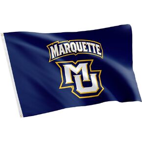 Desert Cactus Marquette University Flag Golden Eagles MU Flag Banners 100% Polyester Indoor Outdoor 3x5 feet Flags (Style Z)