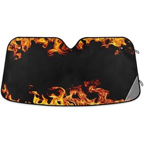 القطط المختلفة الزجاج الأمامي الشمس الظل قابلة للطي لشاحنات الدفع الرباعي سيارة سلالات مختلفة الأكورديون العالمي للطي السيارات نافذة أمامية ظلة قناع درع غطاء حامي 55x27.6 في in Kuwait