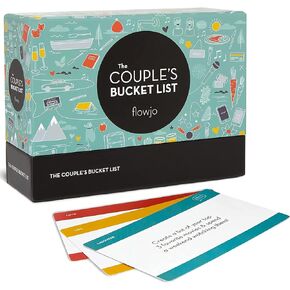 Flowjo Couple's Bucket List - 100 Romantic & Adventurous Couples Date Ideas for Couples - Couple Cards Games for Date Night - Reconnect, Bond, and Ignite The Spark of Deeper Love!