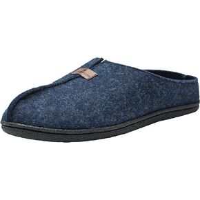 Alpine Swiss Bruce Mens Felt Faux Wool Clog Slippers Comfortable Slip On House Shoes