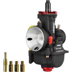 NIBBI Carburetor PWK24mm,fit 125cc—150cc Motorcycle Engine with Carb Jets for Dirt Bike Mini Bike Pit Bike GY6 ATV
