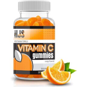 Vitamin C Gummies Orange Flavor, Supports Healthy Immune System - Vegetarian Without Gluten - 90 Count
