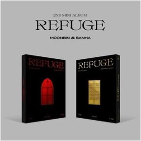 Astro Moonbin & Sanha Refuge 2nd Mini Album Random Version CD+80p PhotoBook+1p Stand Photo+1p Postcard+2p PhotoCard+Tracking Sealed