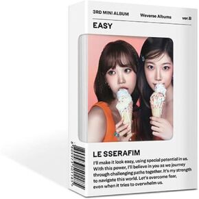 LE SSERAFIM 3rd Mini Album EASY Weverse ver B (UNIT)