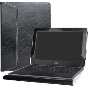 Alapmk Protective Case Cover for 11.6" Acer Chromebook 11 C732 C732T C730E C733 Series Laptop [Warning:Not fit Acer Chromebook 11 CB3-111 C771T C771 CB311-8H CB3-131 CB3-132 C740 C720],Black