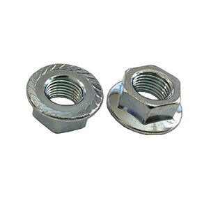 5 M12-1.25 JIS Hexagon Flange Nut - with Serrations - Small Hex Class 10 Zinc