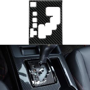 RT-TCZ for 4Runner Gear Shift Panel Trim Cover for Toyota 4Runner TRD Pro Off-Road 2010 Up Soft Carbon Fiber Interior Accessories