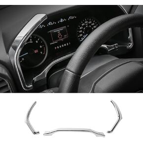 Keptrim for F150 Blue Dashboard Center Console Dash Board Trim for 2015-2020 Ford F150, 2017-2020 F250 F350, 3pcs