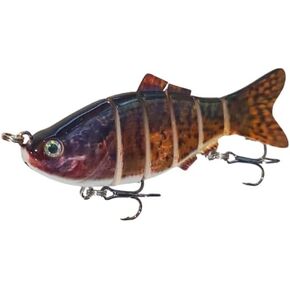 طعم صيد سمك زنبركي متعدد الوصلات مقاس 4 بوصات طُعم صيد سمك البيس طعم صلب وبطيء وسريع الغرق مثل الحياة الكبيرة مثل الحوصلة الكبيرة شاد أسماك البلوجيل in Kuwait