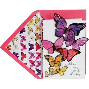 Hallmark Signature Birthday Card for Sister (Butterflies)