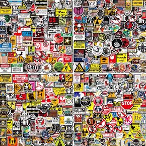 Arme 400 Pcs Hard Hat Stickers, Welding Stickers for Men&Adults Helmet, 100% Vinyl Helmet Sticker Construction Electrician Ironworker Oilfield Pipeliner Stickers for Funny Hard Hat Stickers for Adults